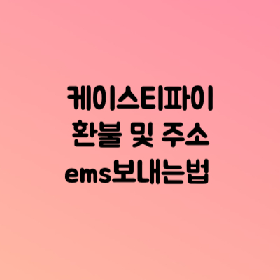케이스티파이 반품
