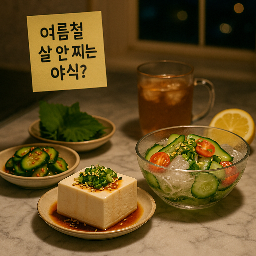 여름철 살 안 찌는 야식? 진짜 다이어터들만 아는 레시피