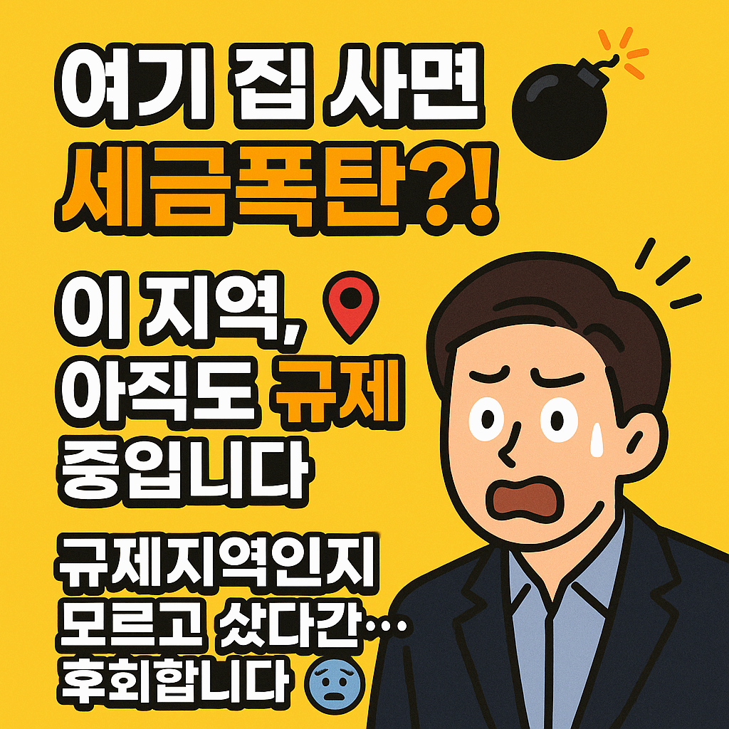 부동산 규제지역 빠르게 조회하는 방법