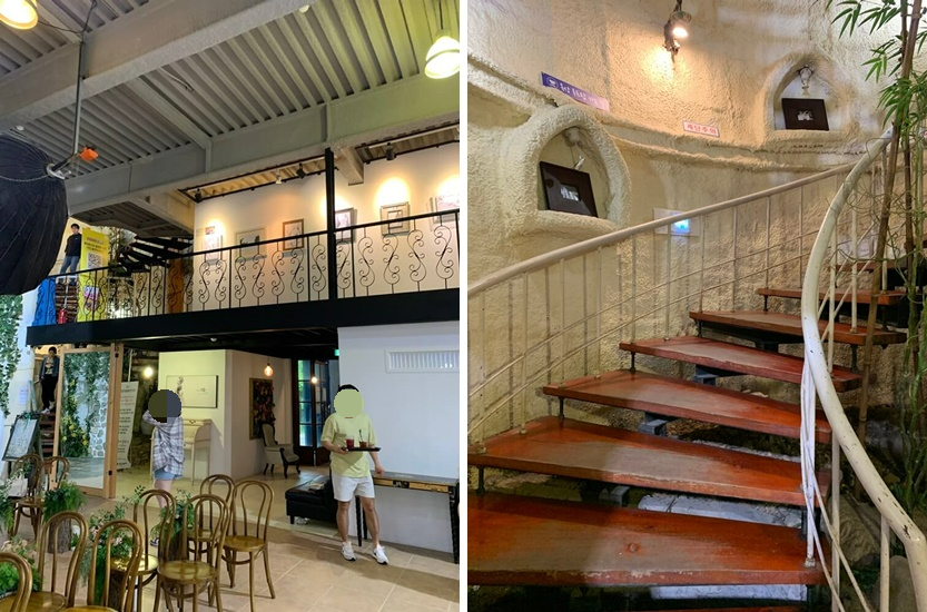 2층으로 올라가는 계단