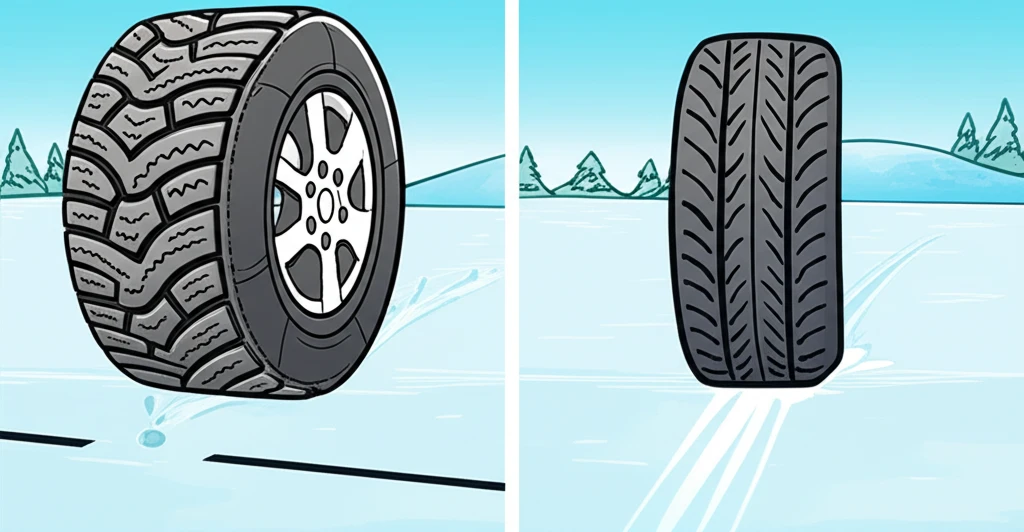 겨울철 안전 운전 윈터 타이어 7℃ ..
