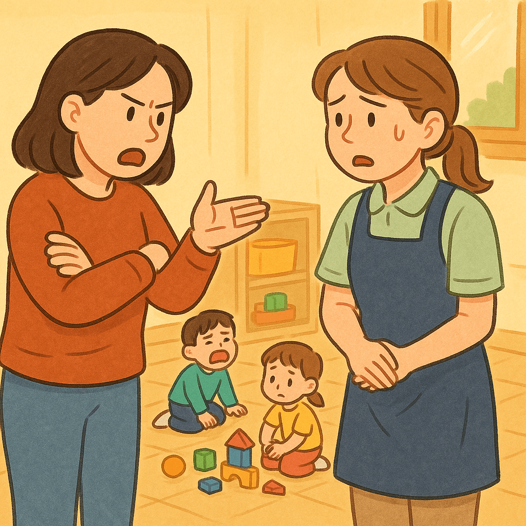 컴플레인하는 어린이집 학부모외의 갈등