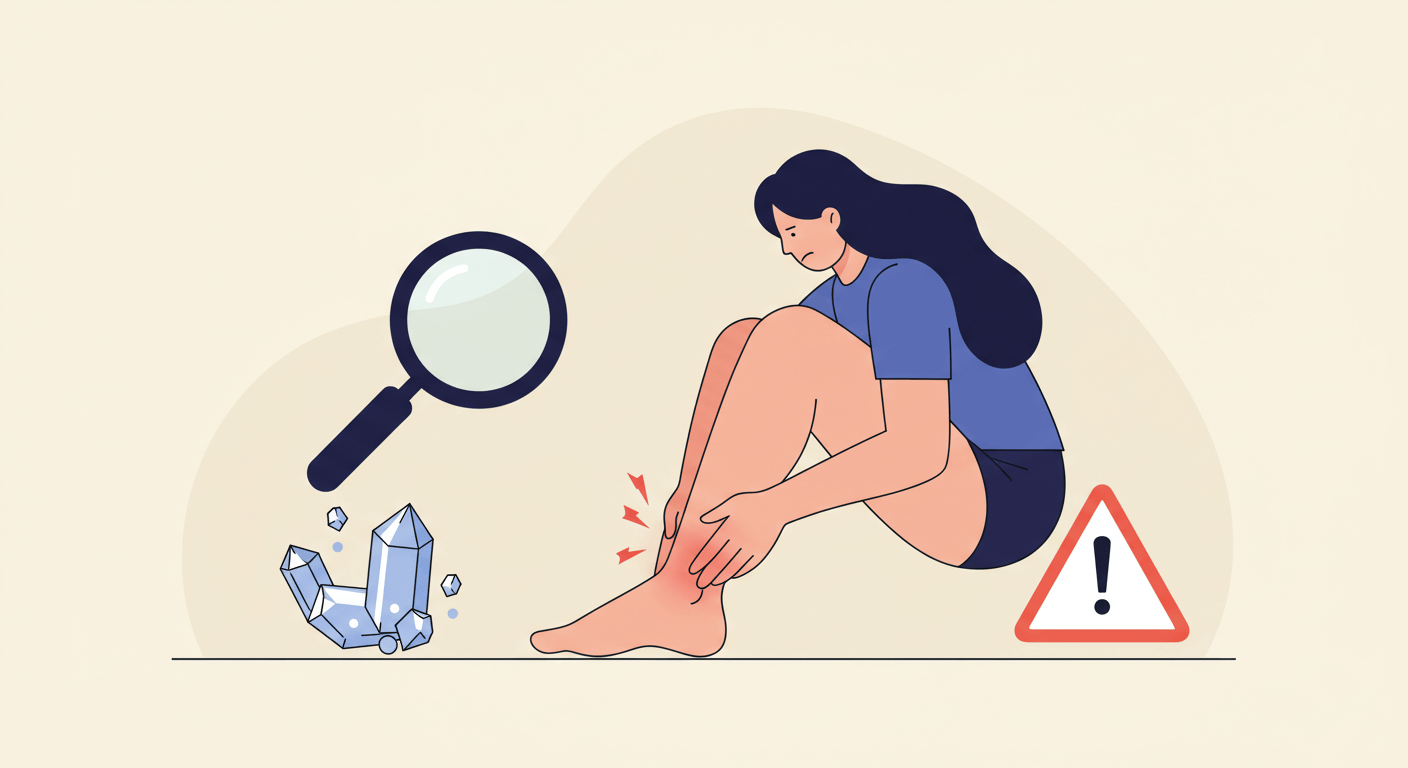 통풍 자가진단 방법과 주의점