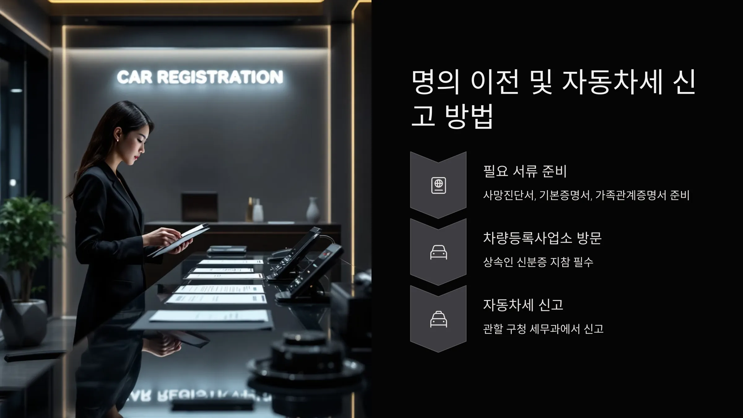 상속받은 자동차 명의 이전 절차