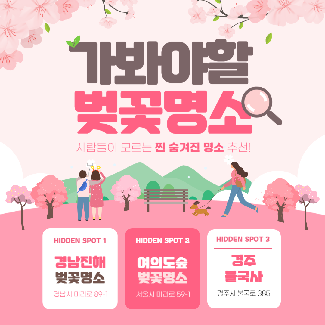 가볼만한 벚꽃명소