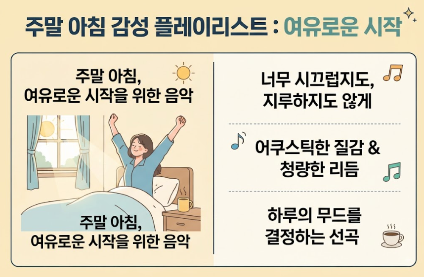 아침 감성 팝송
