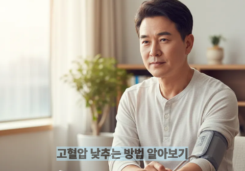 고혈압 낮추는 방법 알아보기