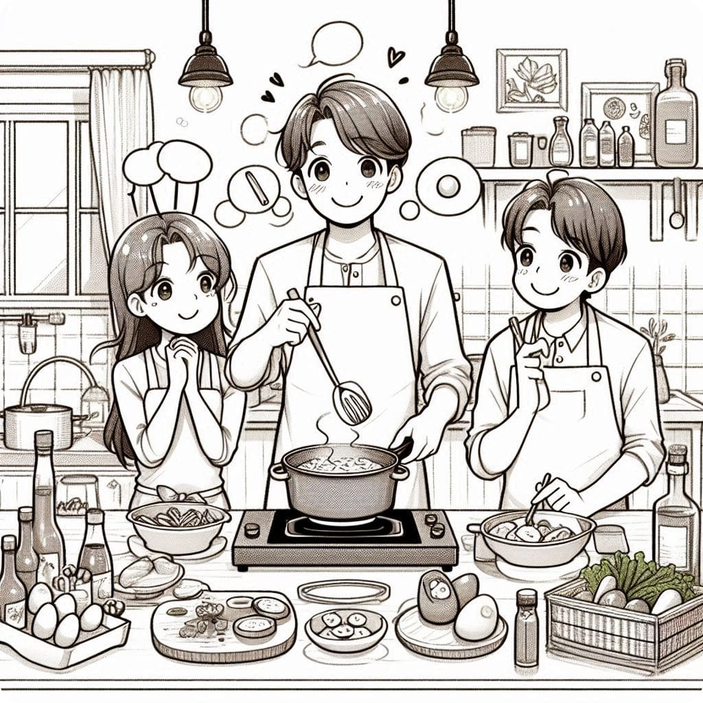 Cooking together