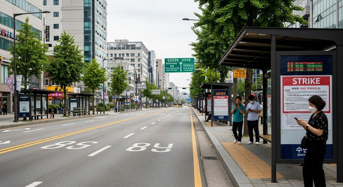 수원 버스 파업 노선