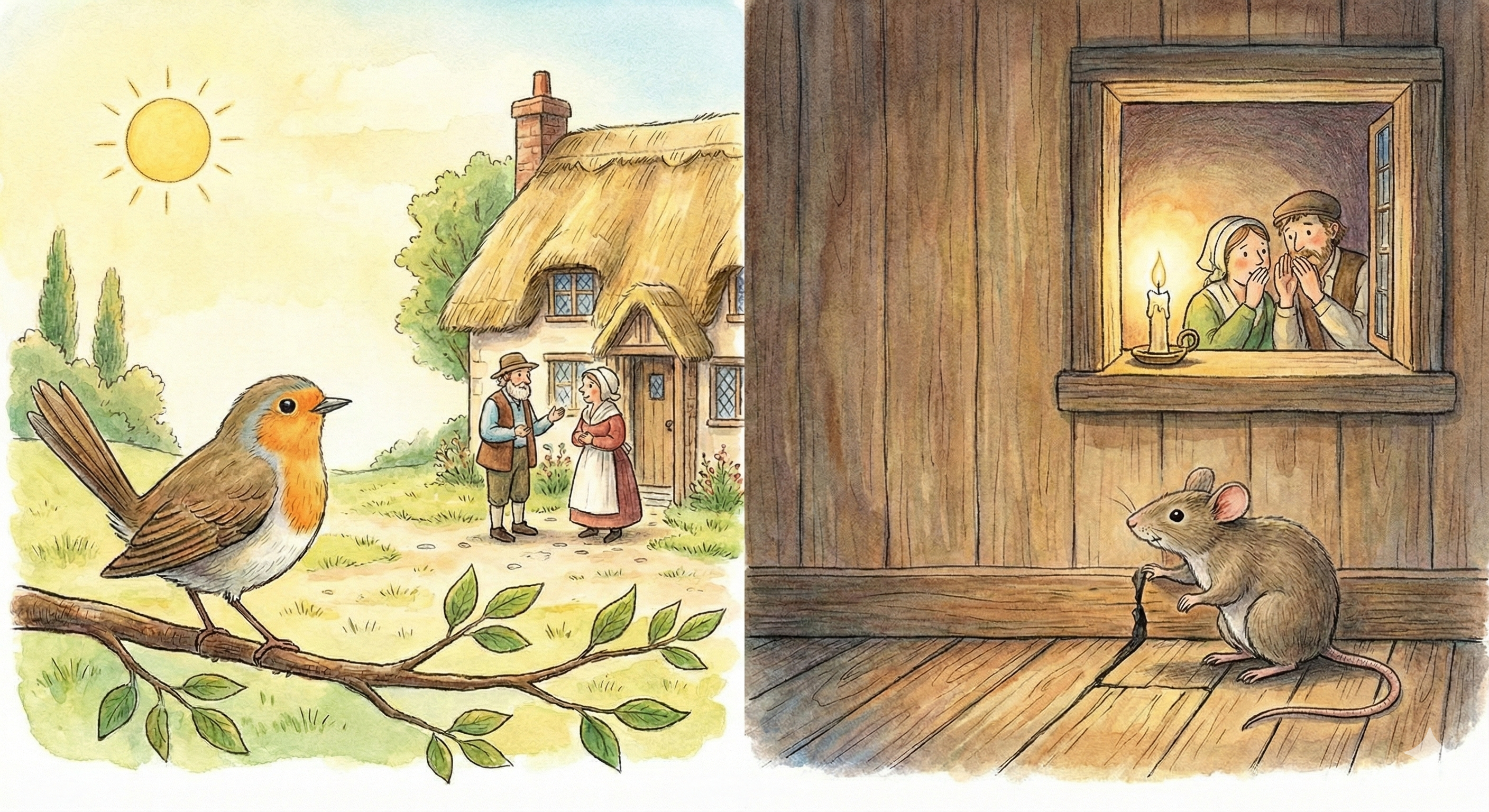 낮 말을 새가 듣고 밤 말은 쥐가 듣는다