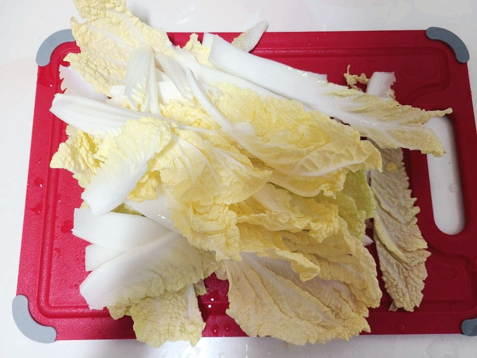 알배기 배추로 겉절이 담그기/ 여름별미