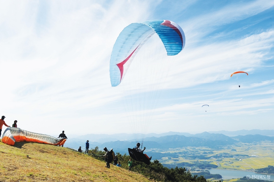 방장산 등산코스 지도