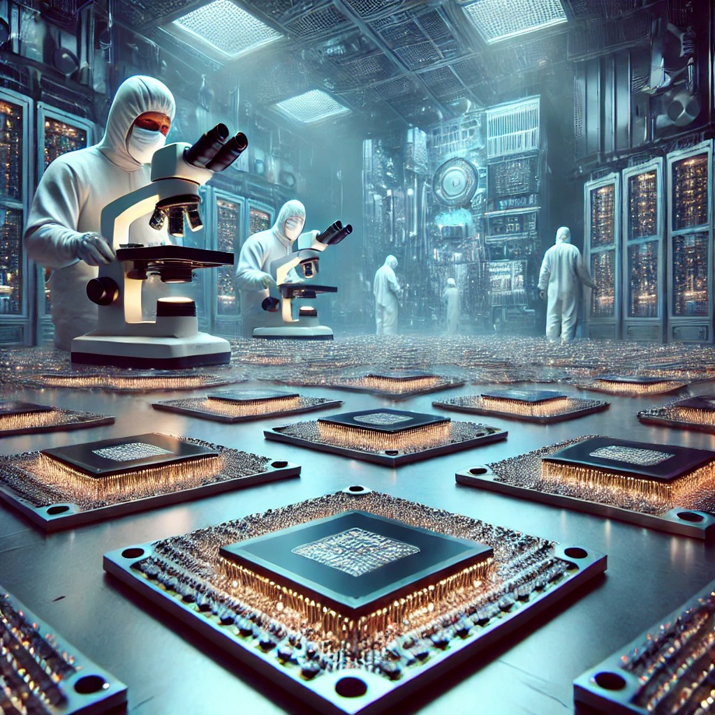 갈륨(Gallium) 반도체와 양자 컴퓨팅 관련 사진