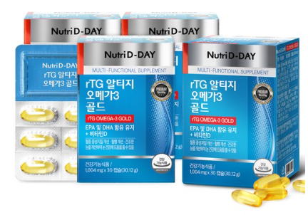 뉴트리디데이 rTG 알티지오메가3 골드 PTP