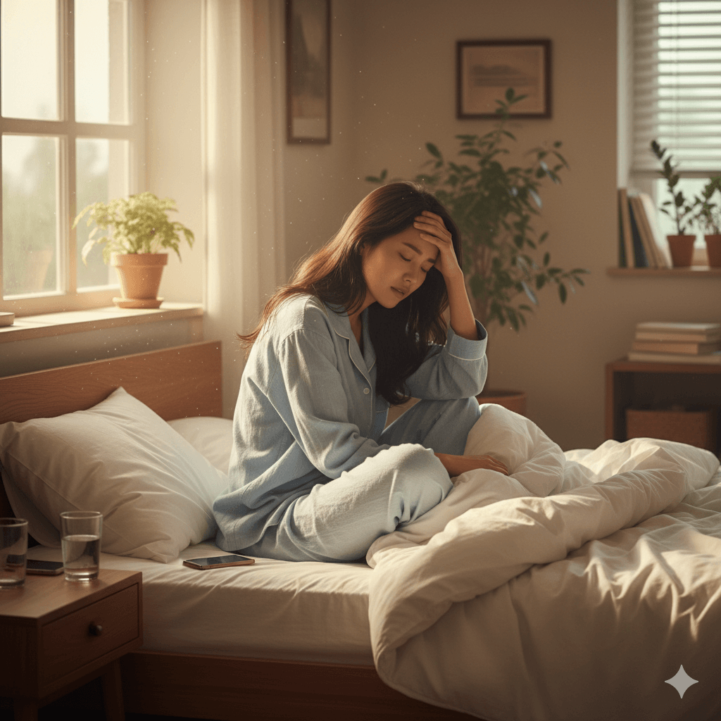 직장인 불면증 - 사진