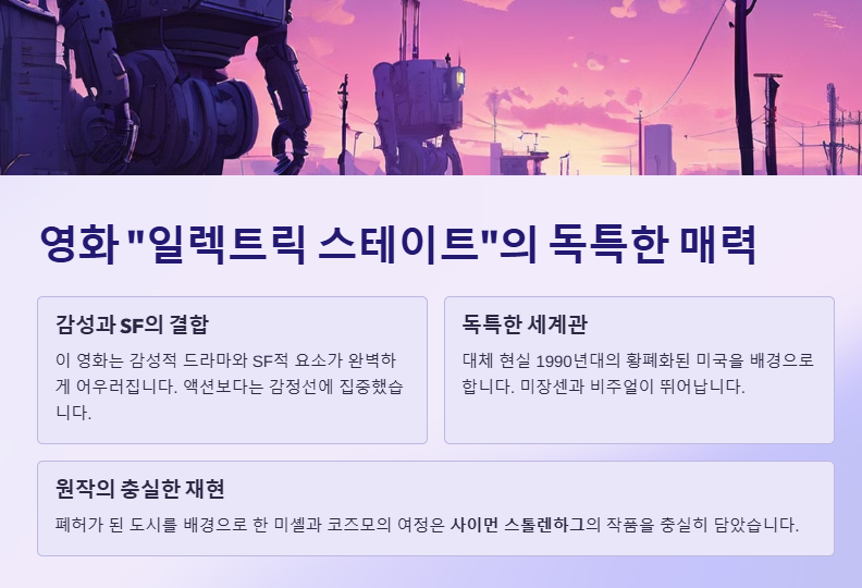 영화 일렉트릭 스테이트 관람평