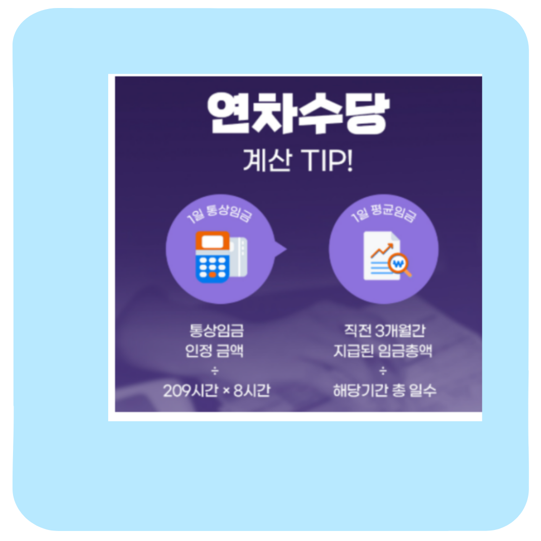 미사용 연차수당 계산기, 사용법 완전 정리(신청해 받은 후기)