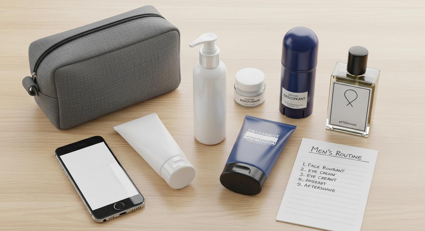 남자 기초화장품 순서