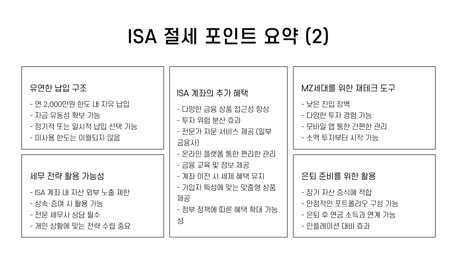 ISA계좌 추천