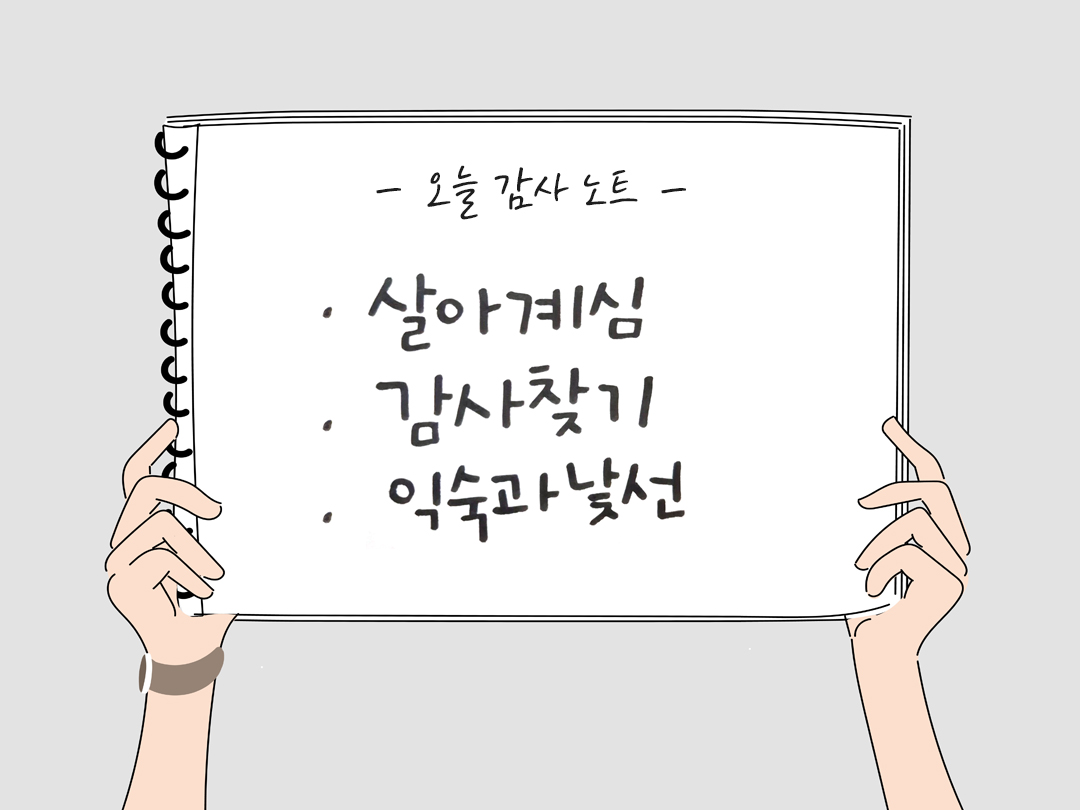오늘 감사한 순간들, 일상 속 숨겨진 보물찾기