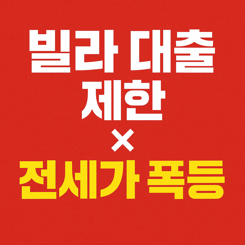 2025 부동산 이슈 집중분석: 빌라 대출 보증 제한 &amp; 아파트 전세가 상승세