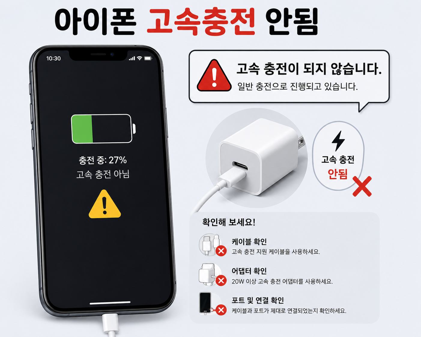 아이폰 충전 안됨