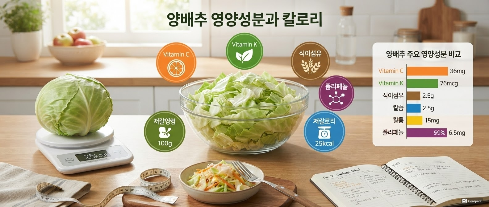 양배추 영양성분과 칼로리