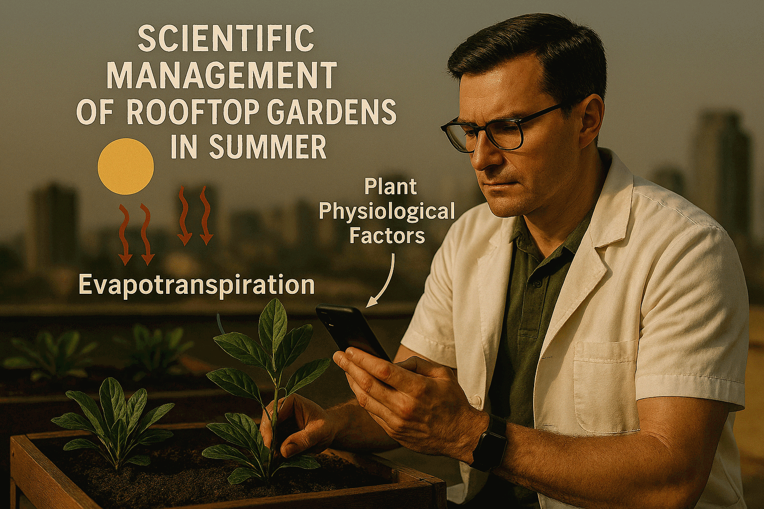옥상 텃밭의 여름 관리 전략: 증발, 열, 그리고 생명