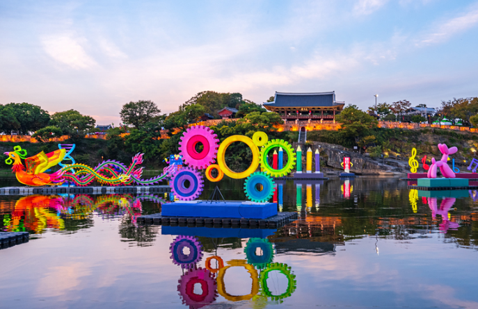 진주유등축제-불꽃놀이-진주여행지