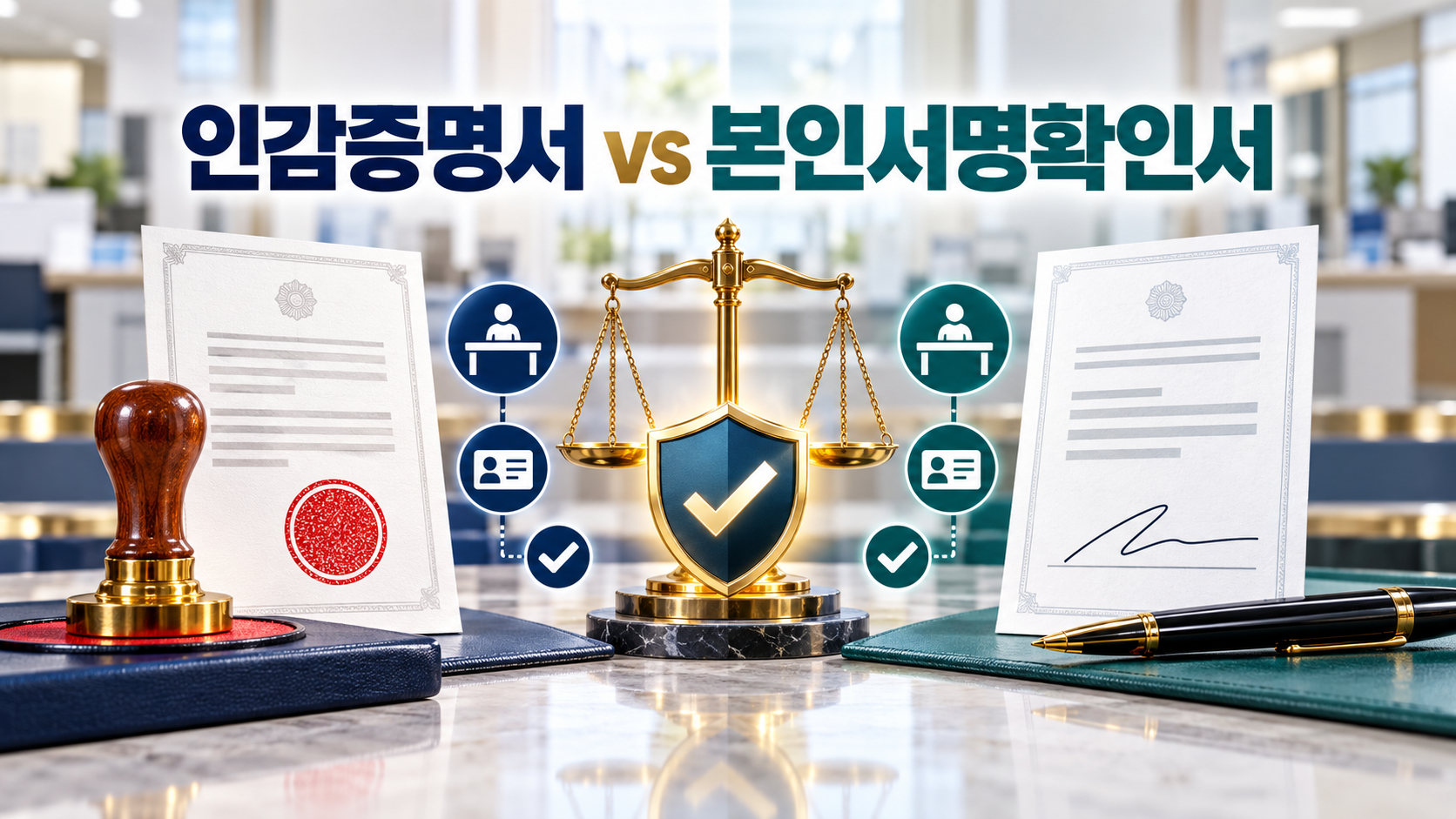 아직도 인감도장 파시나요? 본인서명사실확인서 효력과 3분 발급 가이드