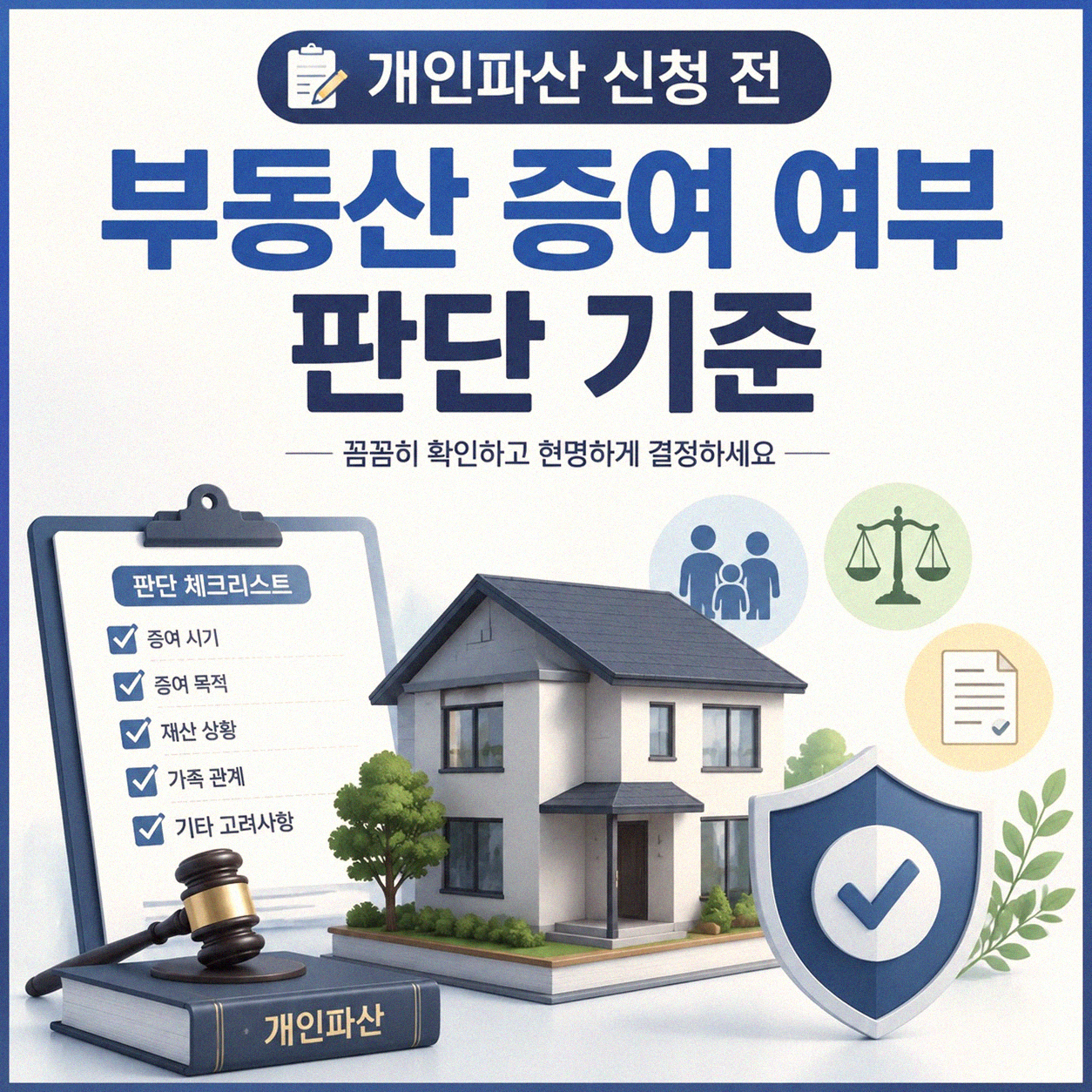 개인파산 신청 전 부동산 증여, 어떻게 될까