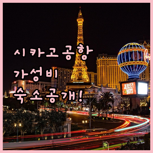 시카고 출장 가족 여행에 좋은 공항 ..
