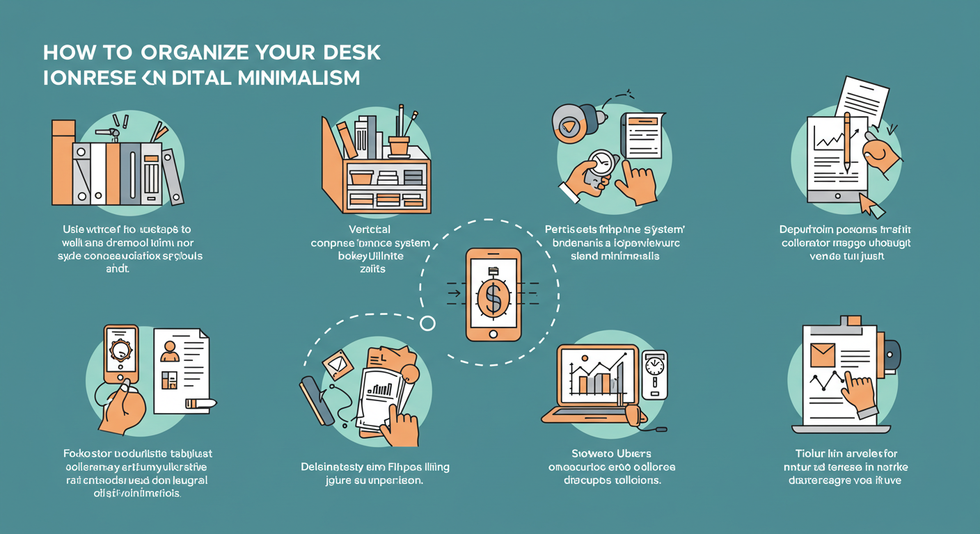 집중력 올리는 책상 정리법 & 디지털 미니멀리즘