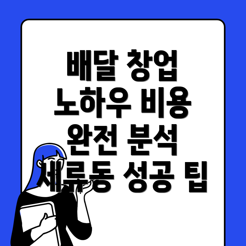 수원 배달 창업