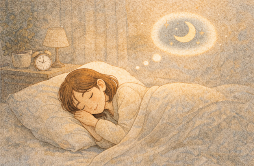 충분히 휴식하기 위해 수면중인 모습 사진