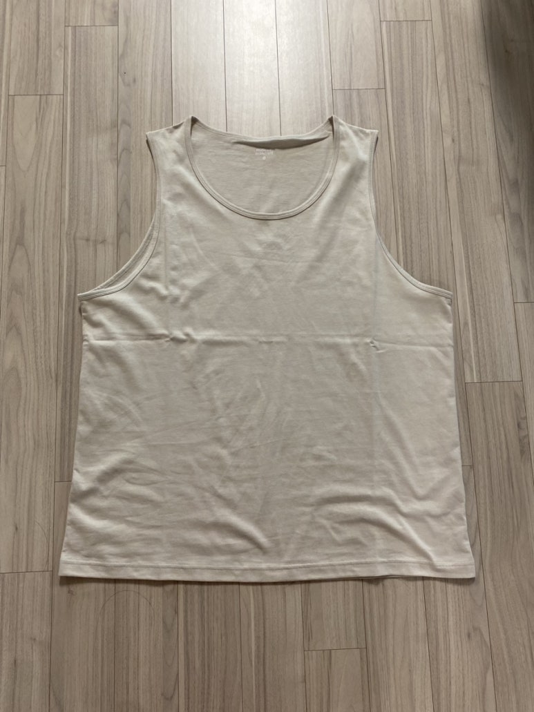 무신사 무신사스탠다드 스쿱 넥 슬리브리스 탑 [에크루]SCOOP NECK SLEEVELESS TOP [ECRU]