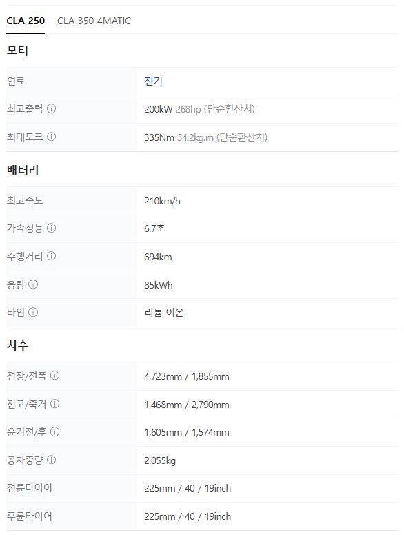 2026 메르세데스-벤츠 CLA EQ