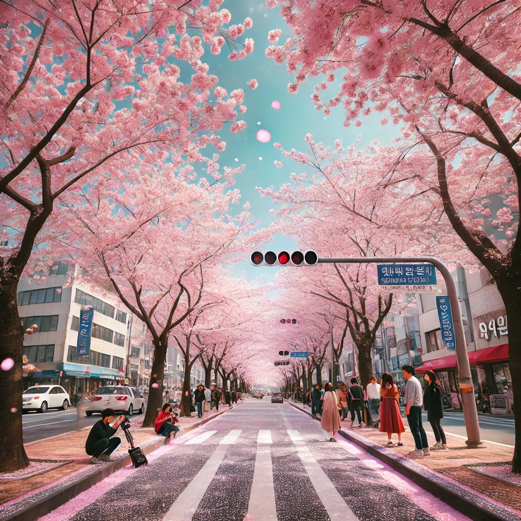 2025 야간 벚꽃 데이트 코스