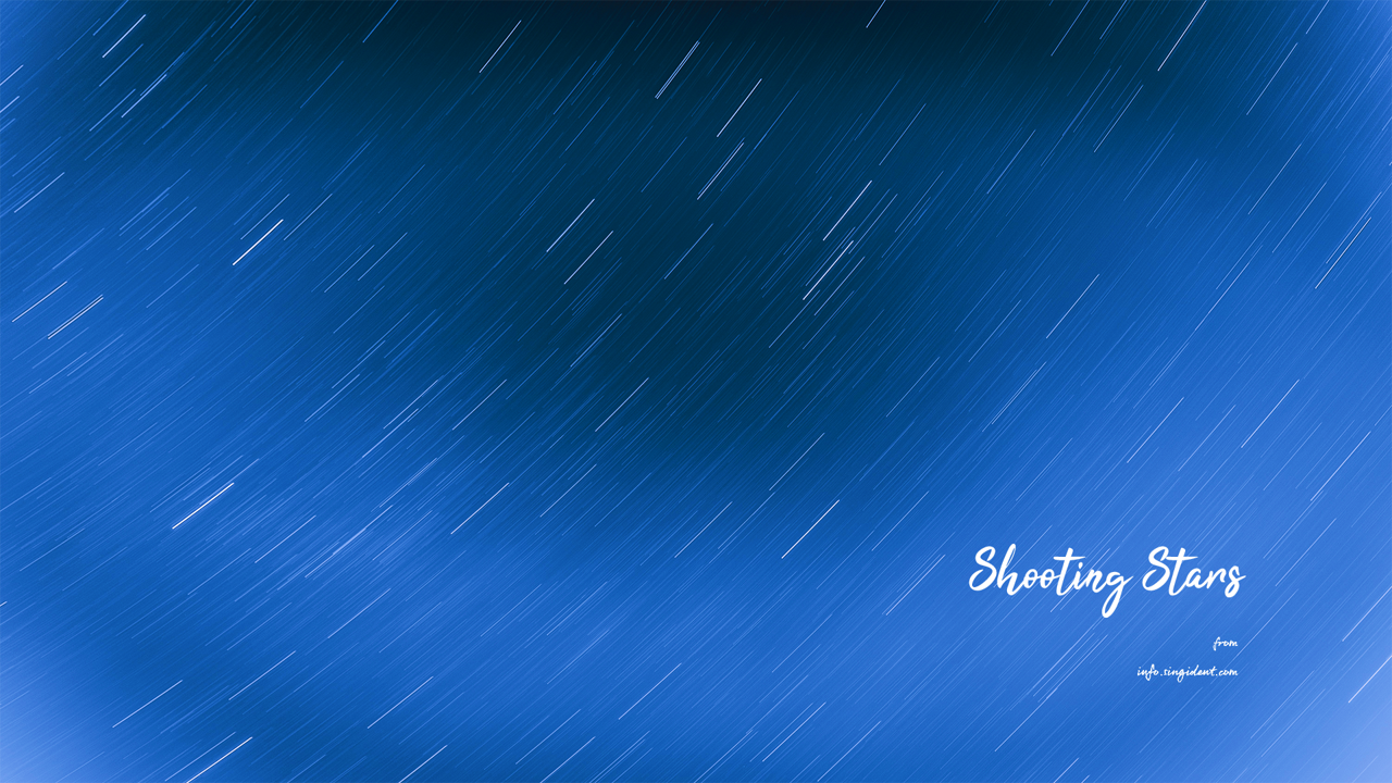 11 별의 움직임 C - Shooting Stars 밤하늘배경화면