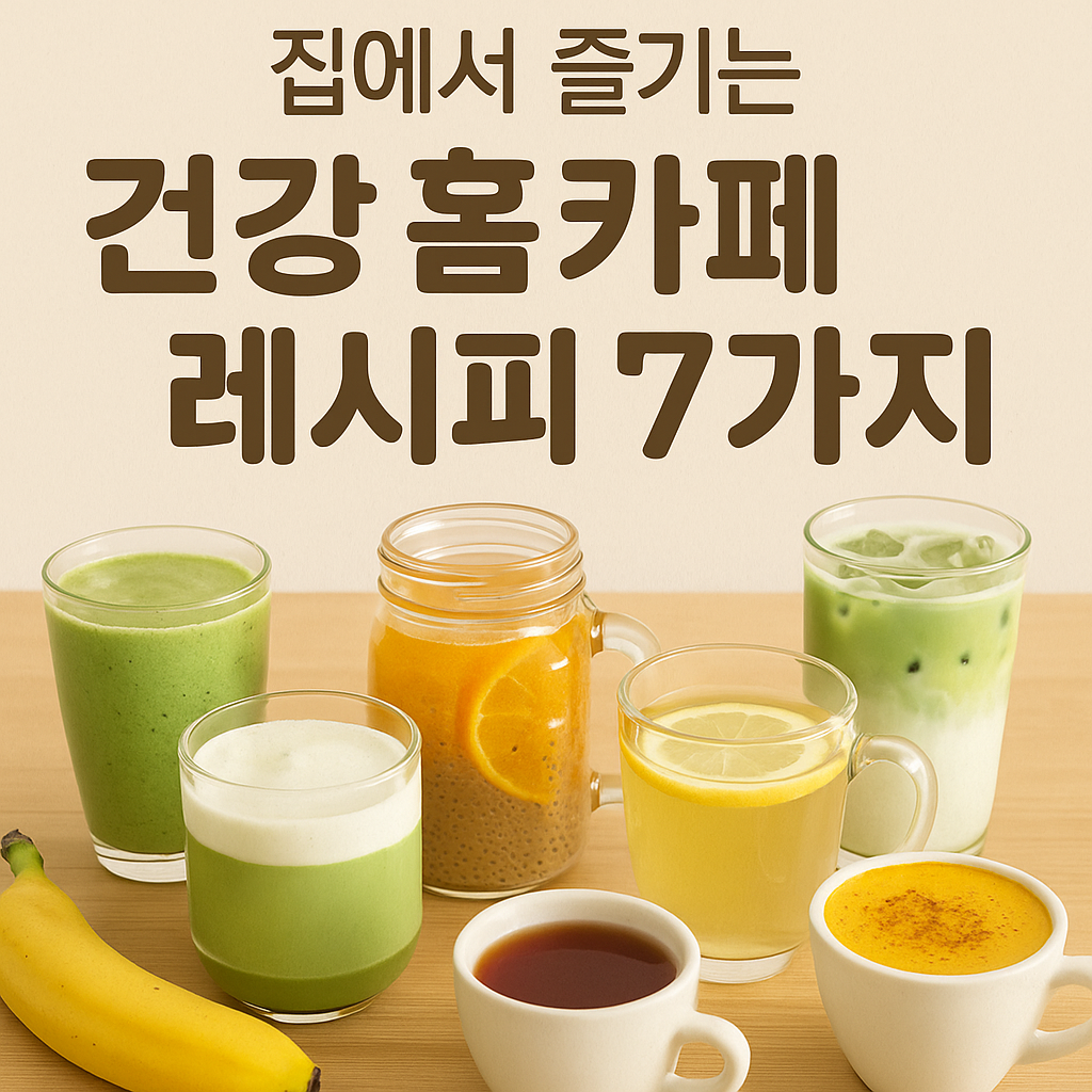 건강 홈카페 레시피