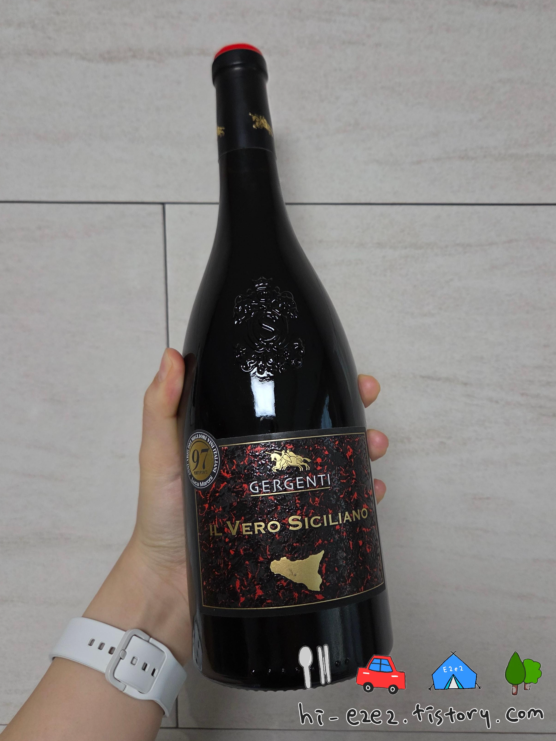 제르젠티 네로 시칠리아노 정면 라벨