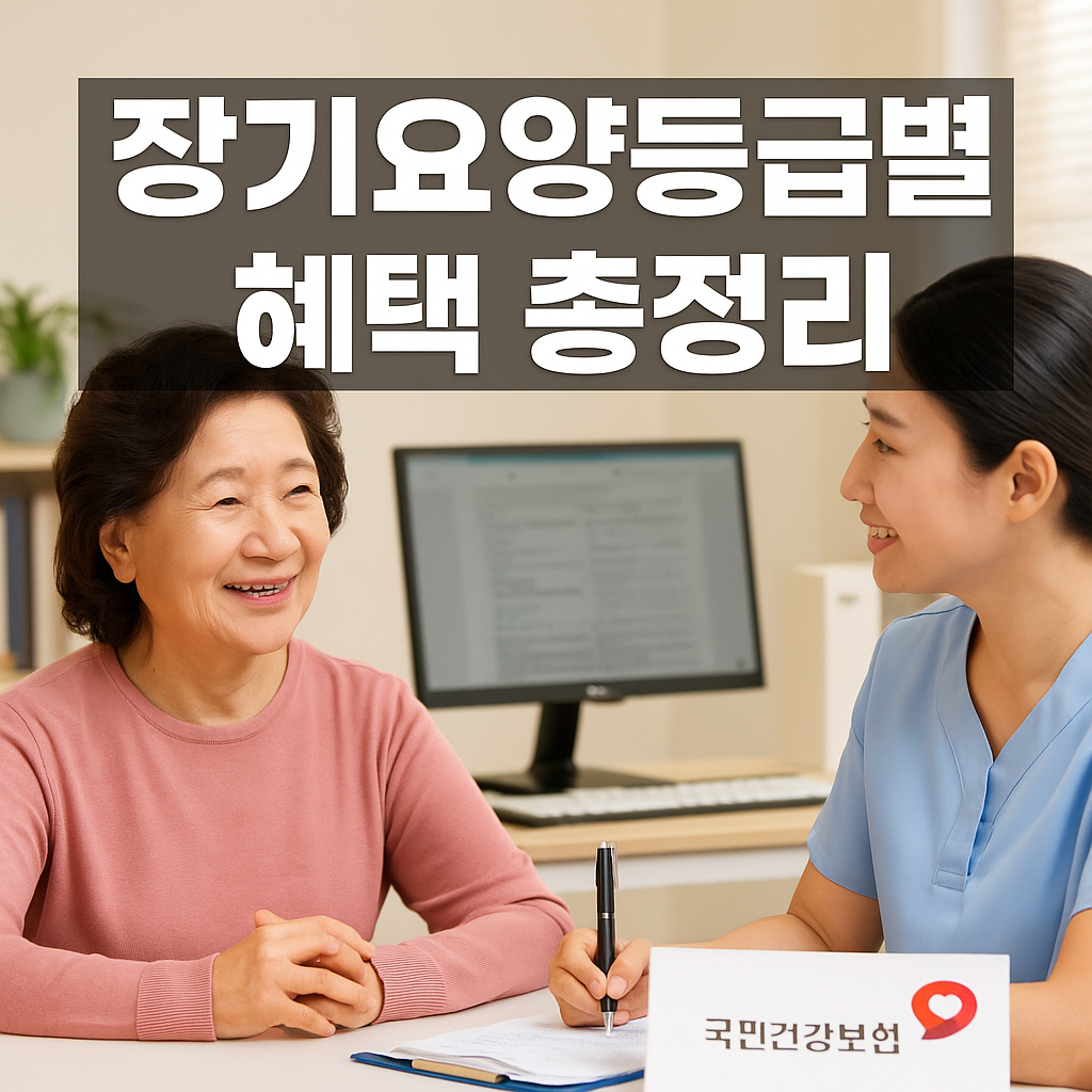 장기요양등급 신청방법 판정기준 혜택까지, 2025년 완벽 정리