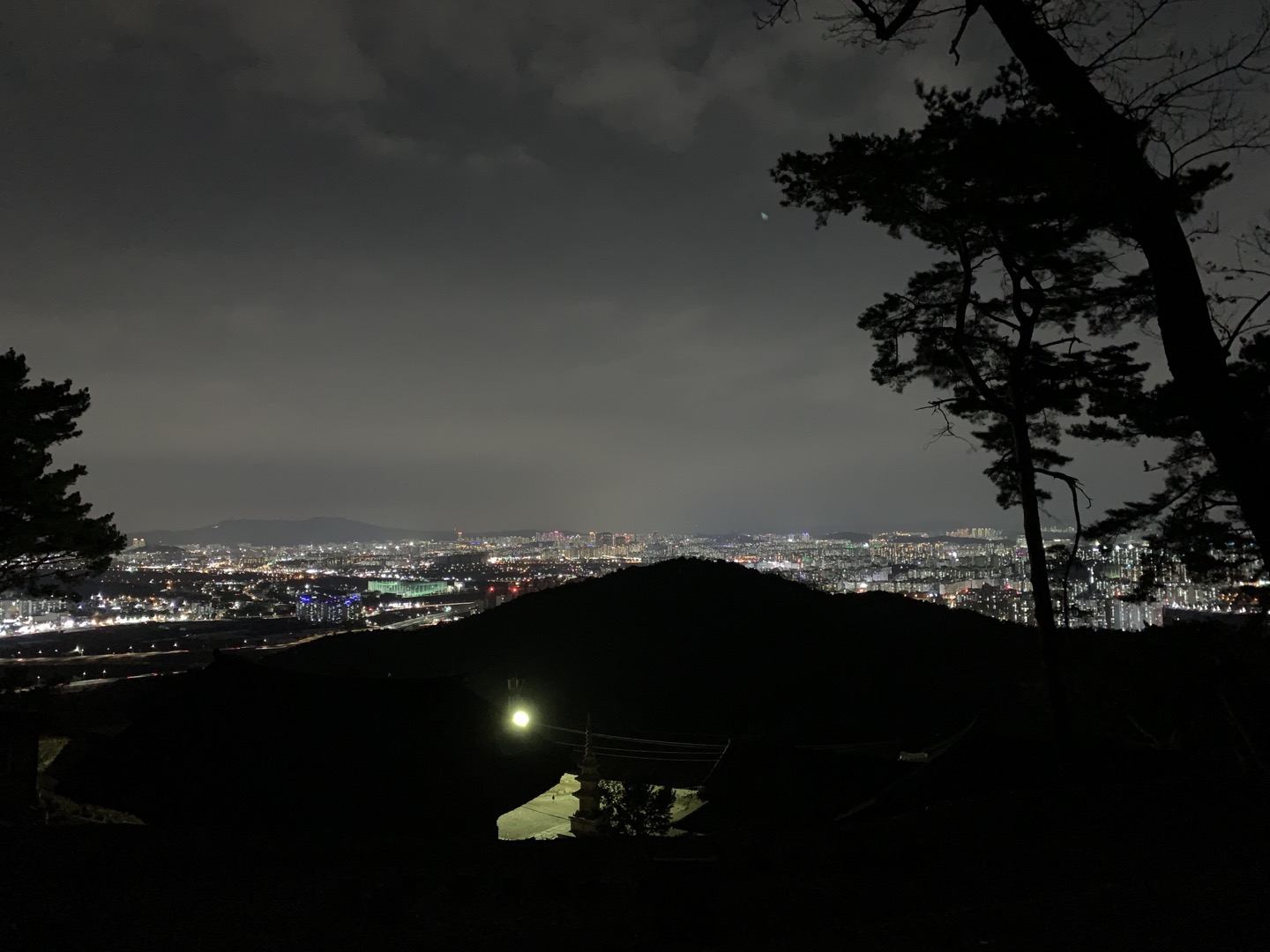 오산 독산성 세마대 야경