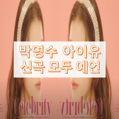 박명수 아이유 셀러브리티 예언