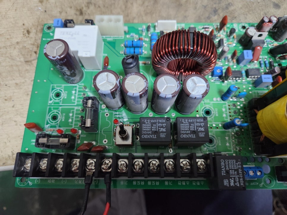 GFS(금강전자산업) 소방수신기파워 BPS-400 출력무감 수리 완료