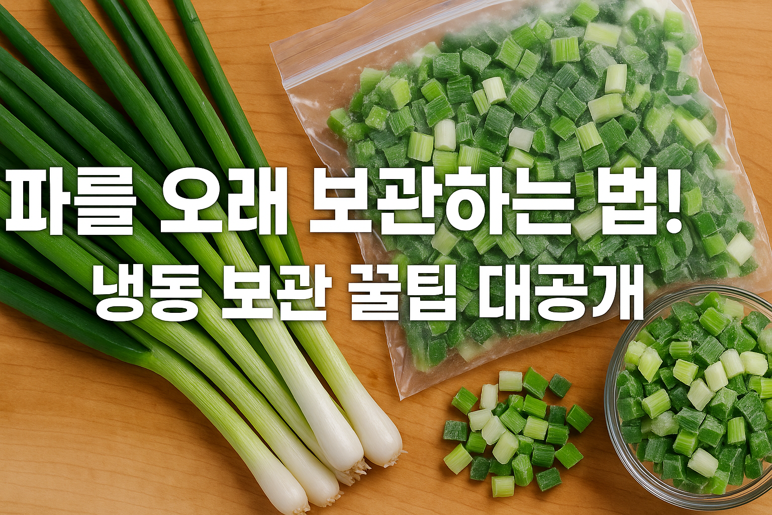 파 냉동 보관법