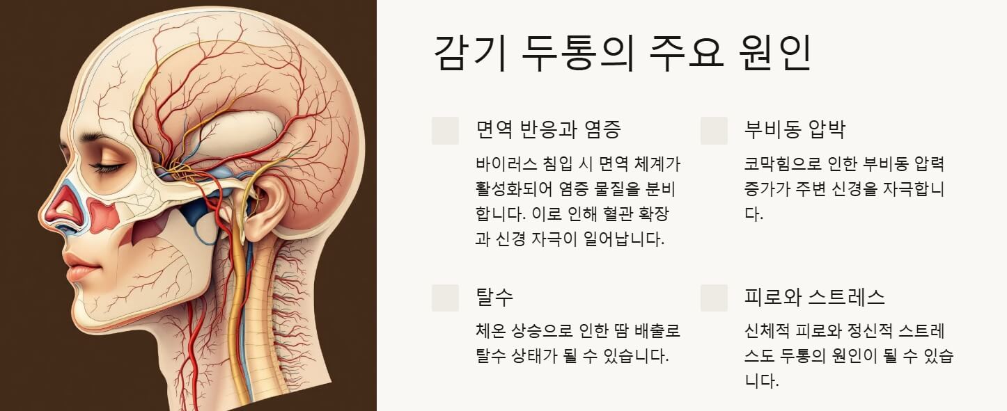 감기 두통 원인 증상