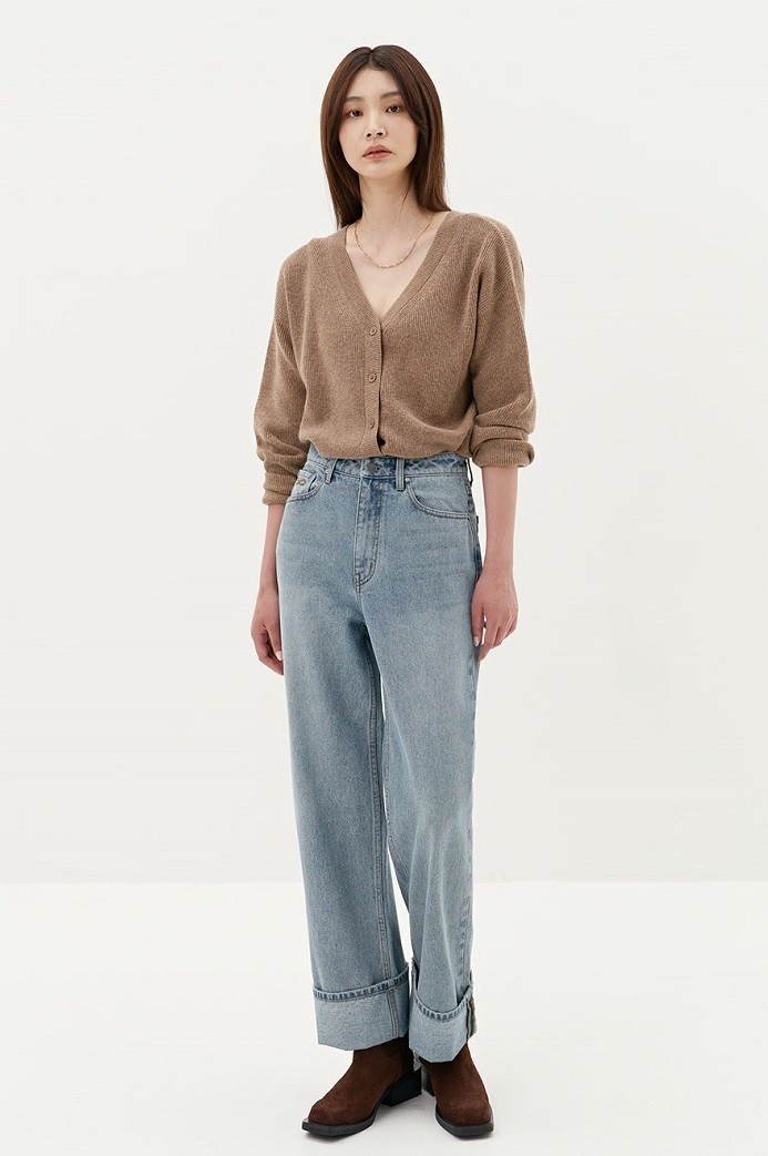 플랙진 여성 와이드핏 메종 M59 미드 워시드 PJTO5MSM595