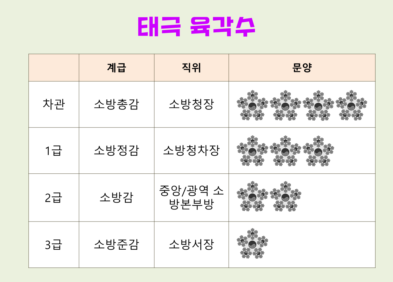 소방관 계급 총정리 (경찰 vs 군인 vs 공무원 비교)