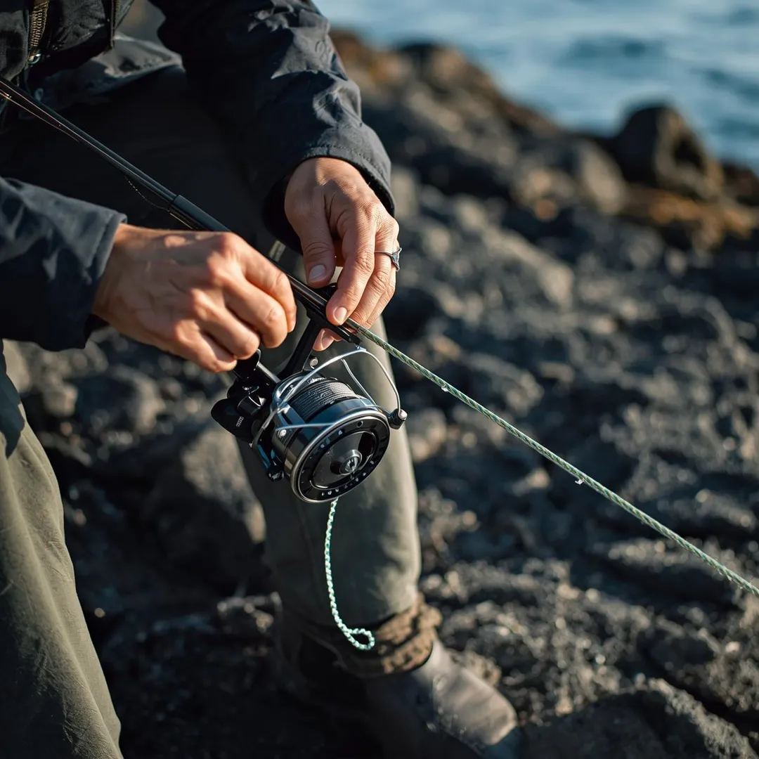 무늬오징어 생미끼 낚시 채비 설명 이미지